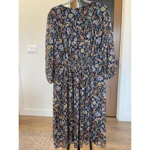 Christopher‎ & Banks Women’s Floral Long Sleeve Maxi Dress Size XL
